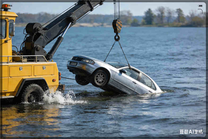 石拐区吊车救援电话【案例】